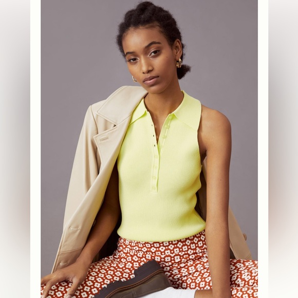 New Women’s 525 Knit Polo Tank By Anthropologie!!🔥🔥🔥 - Picture 4 of 15